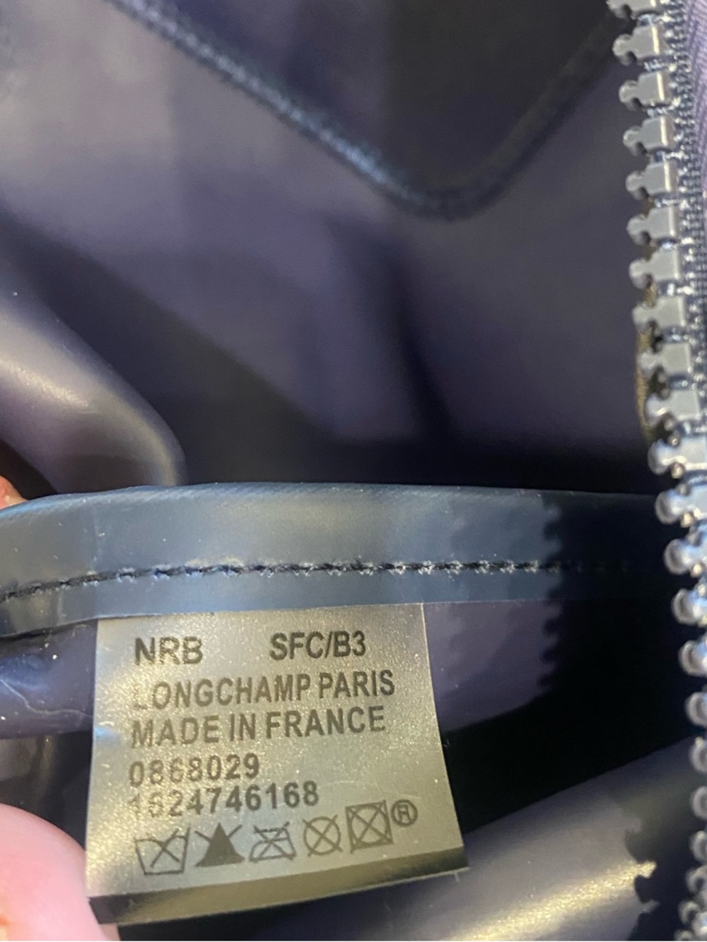 Longchamp Le Pliage Neo Nylon Bag with handles and adjustable strap * flawed - Picture 12 of 15